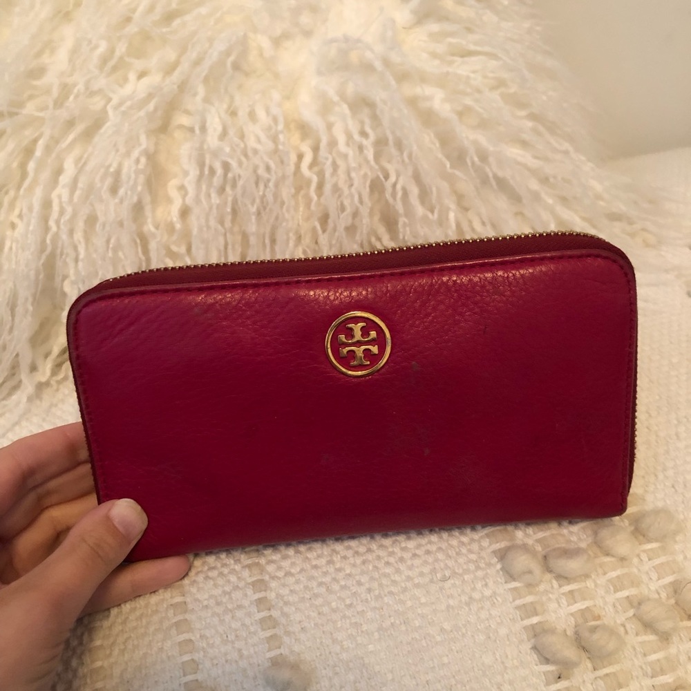 Tory Burch Red/Deep Pink wallet